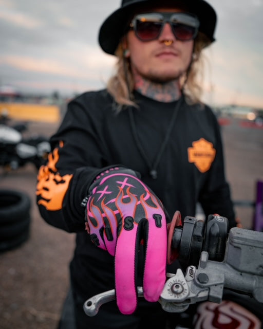 Vicious Pink Gloves