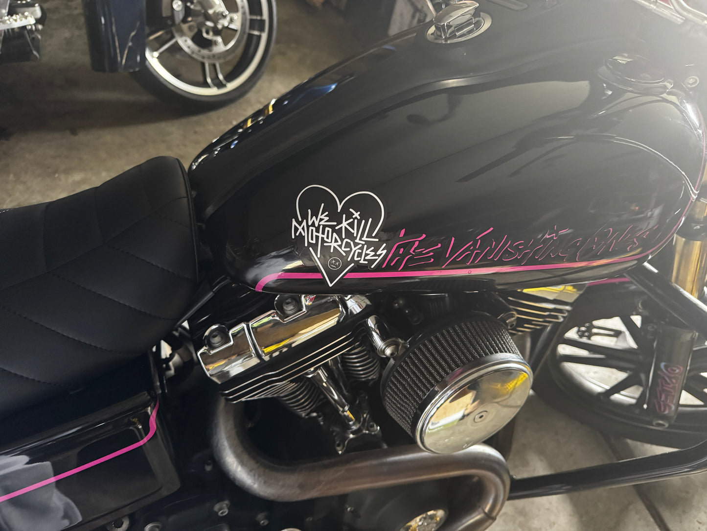 We Kill Motorcycles Sticker