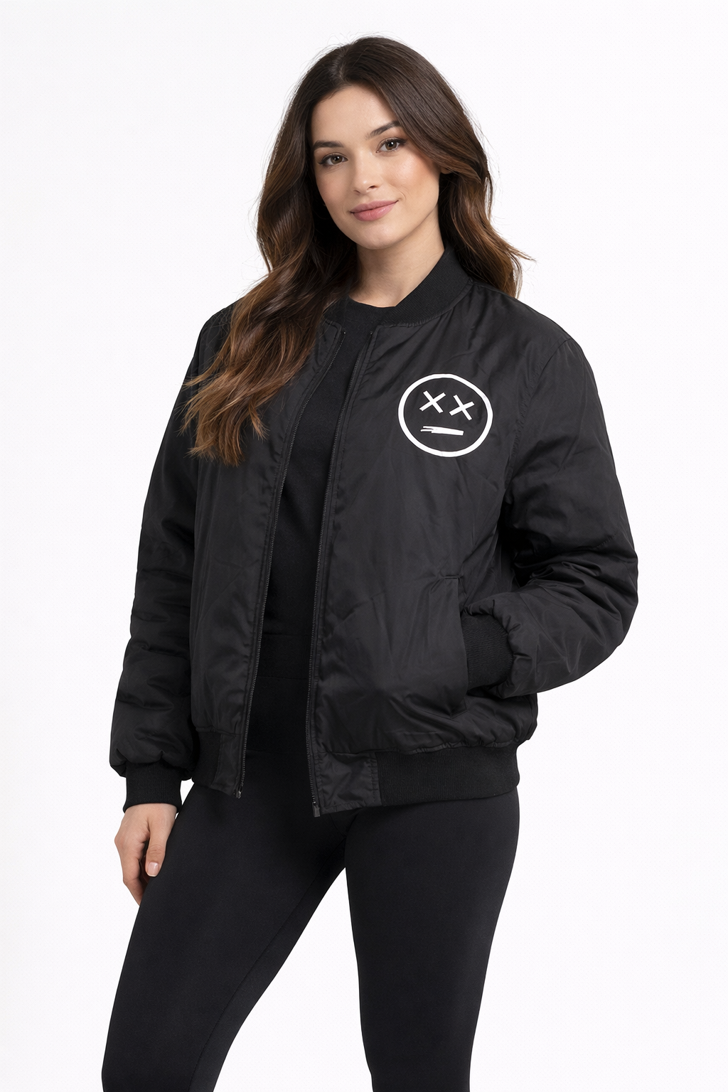 Party Bomber jacket detail — The Vanishing Ones lifestyle streetwear Canada