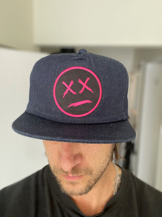 DENIM DEADFACE TRUCKER HAT