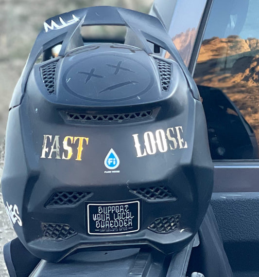 FAST & LOOSE DIE CUT DECAL